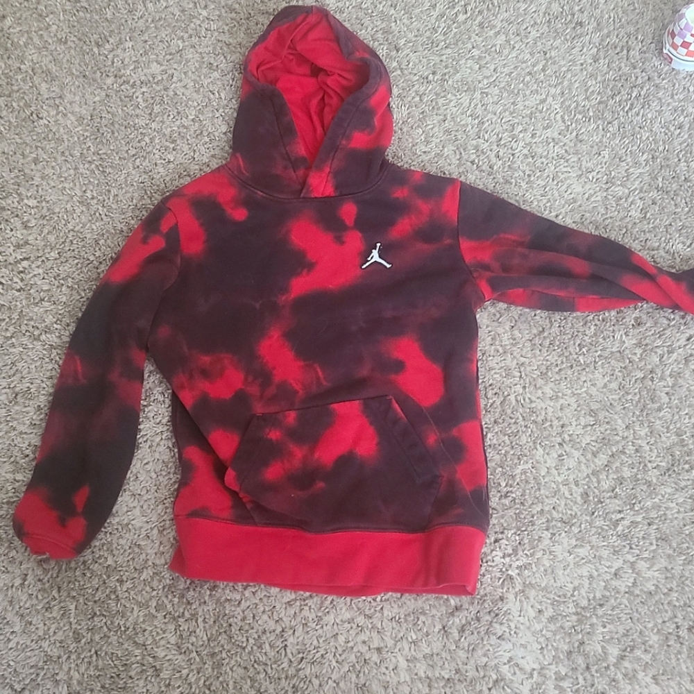 Jordan Red and Black hoodie
